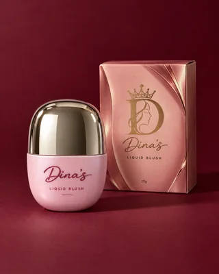Dina’s Liquid Blush in the studio