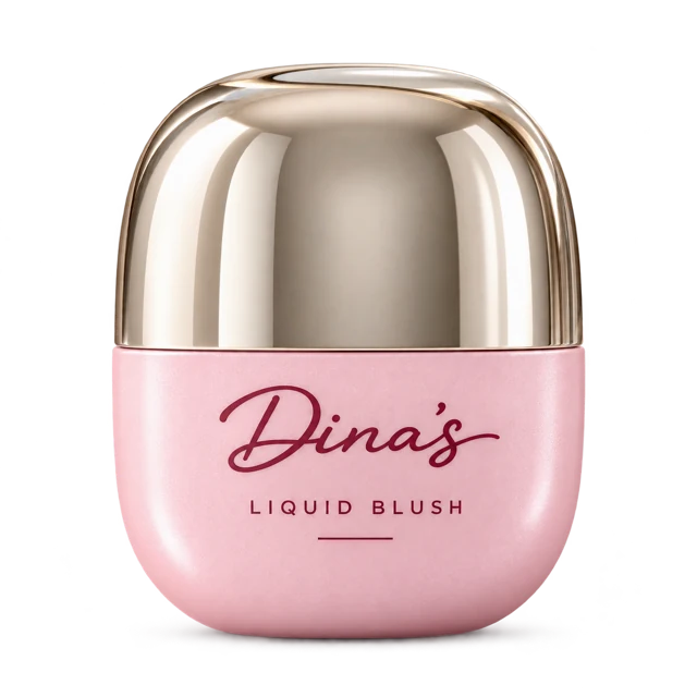 Dina’s Liquid Blush signature packaging