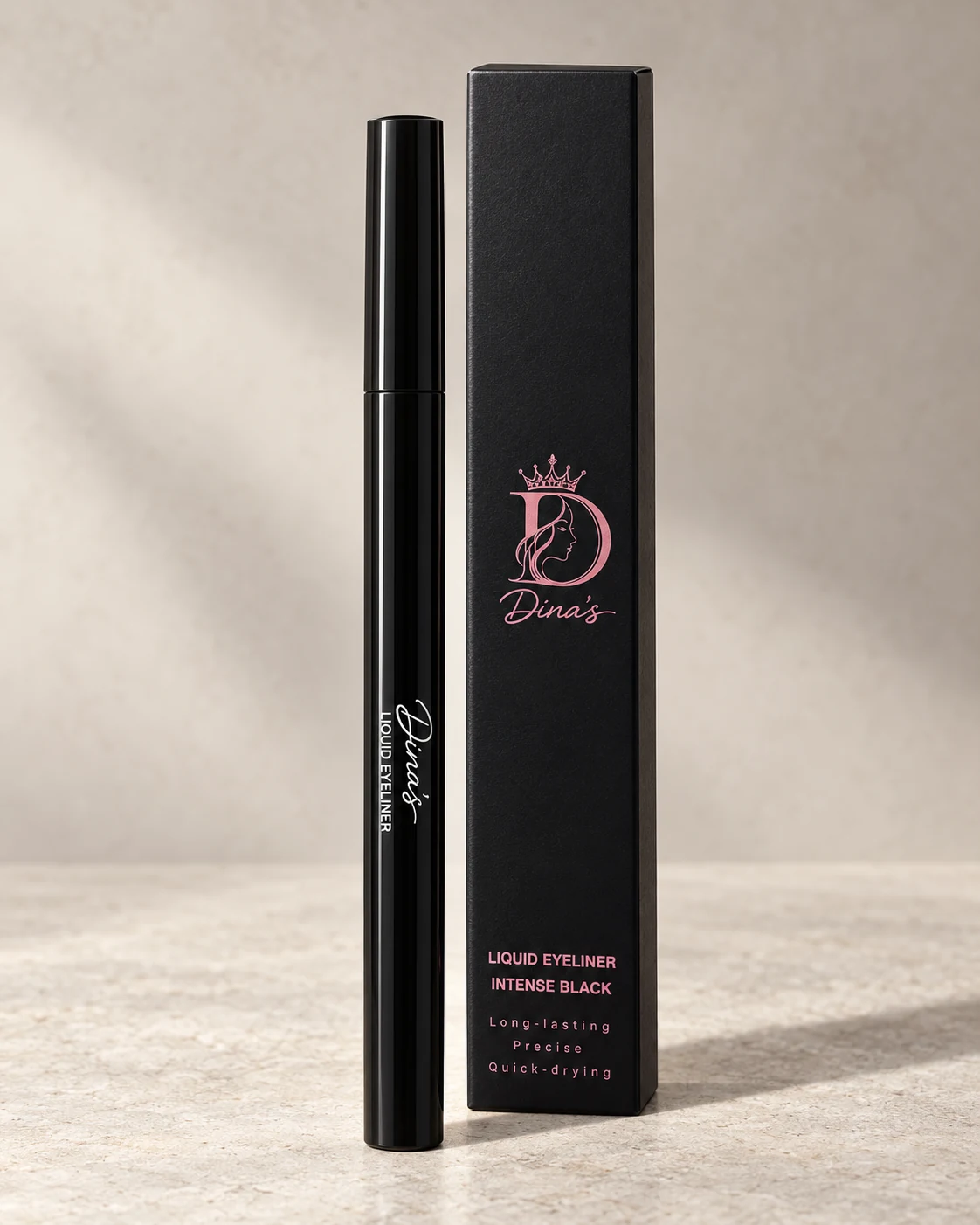 Dina’s Liquid Eyeliner studio product photograph